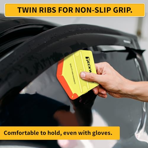 TECKWRAP Felt Squeegee for Vinyl Wrap Window Tint, V-Shape, Soft/Med - color: 2pcs V-shaped