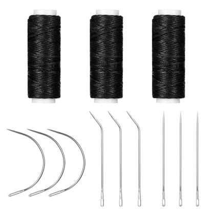 Hair Needle Thread Set Hand Sewing Hair Weave Extension Making Wig