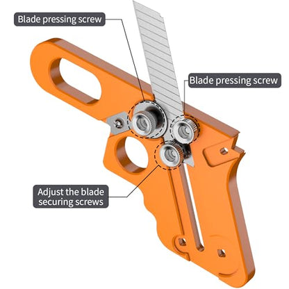 IZIO Edge Banding Trimmer, Veneer Edge Cutter Tool with 10Pcs Blade and 4Pcs Circular Edge scraper, Woodworking Hand Trimming Tool for Wood Edge Banding.veneer edge trimmer，edge banding trimmer tool