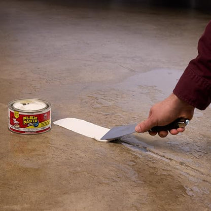 Flex Paste Rubberized Waterproof Sealant Paste, White, Half-Quart, 1-Pack - color: White, size: Half-Quart