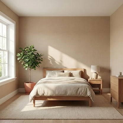 WADILE Grasscloth Peel and Stick Wallpaper 15.7in x 78.7in, Textured Contact Paper for Cabinets, Faux Linen Wall Paper Pull and Stick, Fabric Vinyl Wallpaper Self Adhesive Khaki - color: Khaki, size: 15.7" x 78.7"