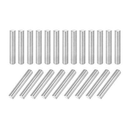 MECCANIXITY 22Pcs Dowel Pin 6mm x 35mm Shelf Support Pin 304 Stainless Steel Shelf Pegs for Shelves Cabinets Furniture Nickel Plated, Silver Tone - size: 6mm x 35mm
