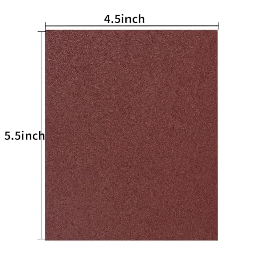 90 Pack 1/4 Sheet Sandpaper 4.5"x 5.5" Hook and Loop Sanding Sheets Aluminum Oxide Palm Sander Sandpaper 60-600 Grit Sanding Blocks for Wood Metal Furniture Polishing (Mixed) - size: Mixed