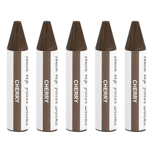 uxcell 5Pcs Wood Filler Stick, Wax Sticks Wood Touch Up Markers, Cherry - color: Cherry