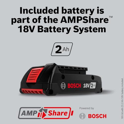 GTH18V-18MB12 18V Brushless 18-Gauge Narrow Crown Stapler Kit with (1) 2 Ah Standard Power Battery - style: Tool + Battery & Charger