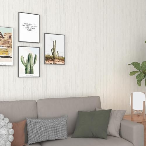 Livelynine Taupe Grasscloth Peel and Stick Wallpaper Textured Neutral Faux Grasscloth Contact Paper 15.8X78.8 Beige Grey Removable Grass Cloth Wallpaper Rolls for Walls Bathroom RV Camper Prepasted - size: 15.8" x 78.8"