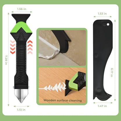 Silicone Caulking Tool Kit, Caulk Remover & Grout Removal Tool