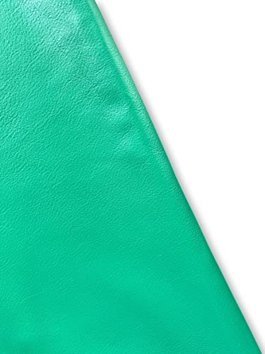Natural Grain Cowhide Leather Skins (Kelly Green, 20 Square Feet (Full Side)) - color: Kelly Green, size: 20 Square Feet (full side)