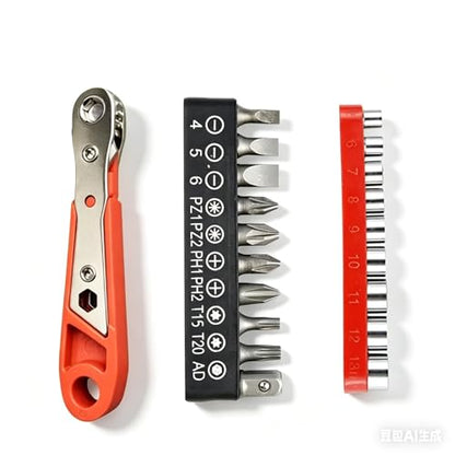 Forward and Reverse Ratcheting Screwdriver Multi-Purpose Wrench