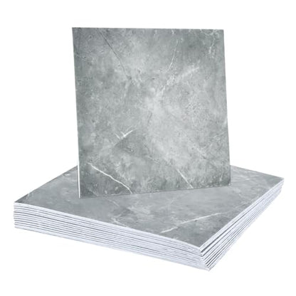 HARFINGTON 15pcs Peel and Stick Marble Tiles, Waterproof Wall Panel Backsplash, 12"x12" PVC Peel and Stick Shower Tiles for Bathroom, Kitchen, Living, Palace Jade Design - style: Palace Jade