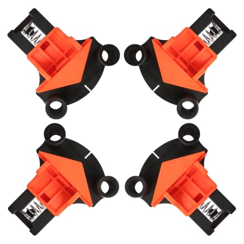 4 Pcs Corner Clamps, 60/90/120 Degree Angle Clamps for Woodworking