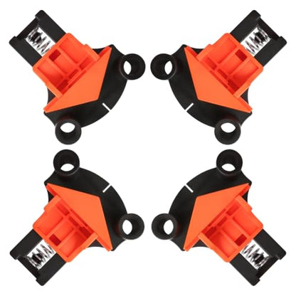 4 Pcs Corner Clamps, 60/90/120 Degree Angle Clamps for Woodworking