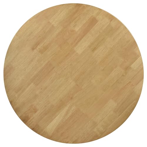 Coaster Home Furnishings - Elowen - Wood - 5-piece Dining Set with Round Dining Table and Light Brown Upholstered Chairs - Dining Room & Kitchen - Walnut & Light Brown - 108440-S5