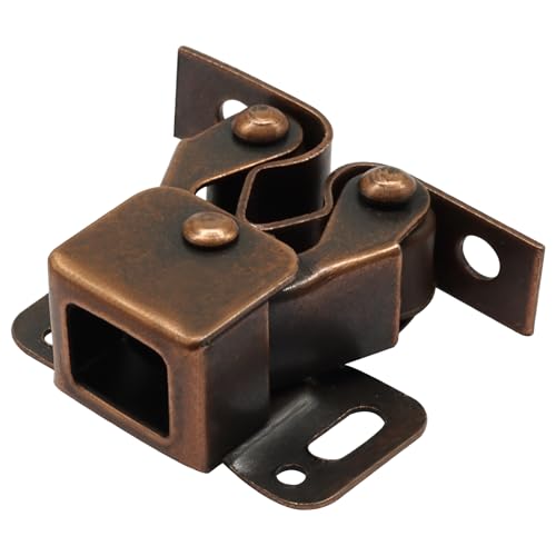 24Pcs Alloy Steel Double Roller Catches, Antique Copper - color: Antique Copper