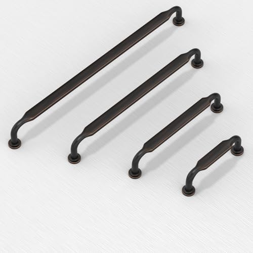 10 Pack Oil Rubbed Bronze Cabinet Pulls 3 Inch(76mm) Kitchen Cabinet Handles Cabinet Hardware for Drawer Pulls - color: Oil Rubbed Bronze, size: 3" Hole Center
