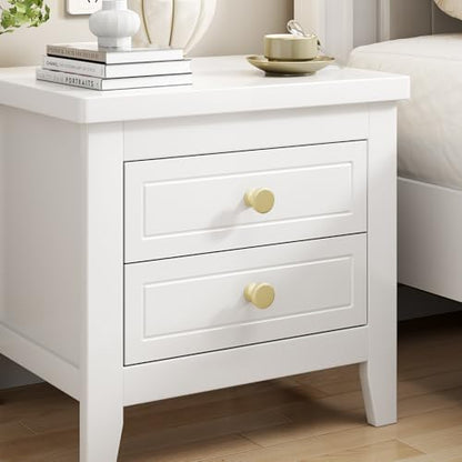 Haliwu 20 Pack Gold Cabinet Knobs Brushed Brass Drawer Knobs - color: Brushed Gold & Round C