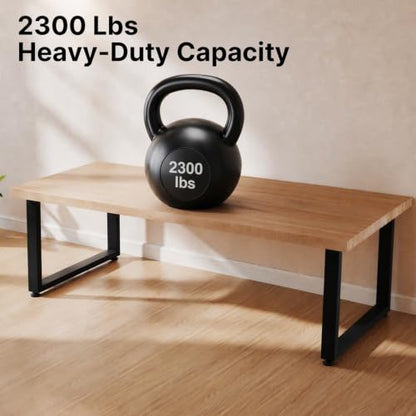 35"W×28"H Heavy Duty Metal Table Legs For Kitchen Tables, Rectangle, 2 Pack - size: 28"×35" Rectangle