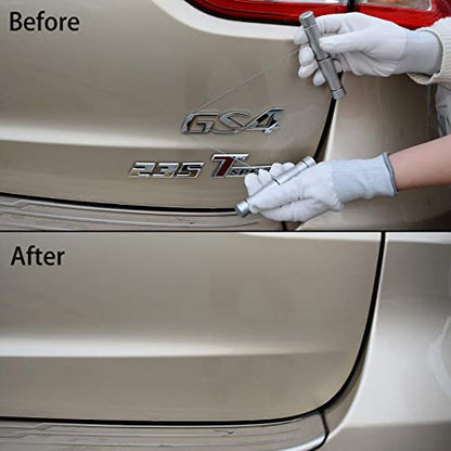 Gomake Emblem Removal Tool Vinyl Wraps Car Surface Logo Plate Line Remover Tool for Car Wrapping Film Installation - color: Silver