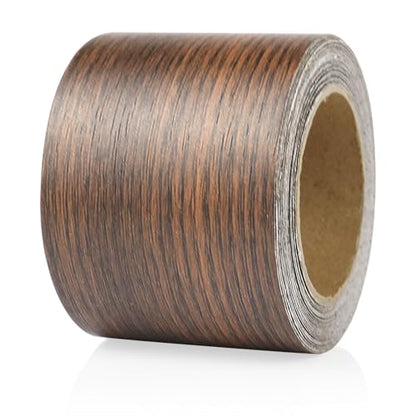 BOMEI PACK Wood Grain Repair Tape,Self Adhesive Repair Patch for Furniture, Floors, Cabinets, Windows, Doors, RV, Home Decor and DIY Projects (1, Walnut)