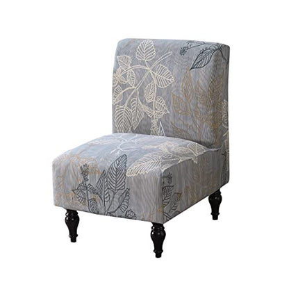 Eco-Ancheng Armless Chair Slipcover - Removable, Washable, Printed Accent Chairs for Living & Dining Room - color: A11