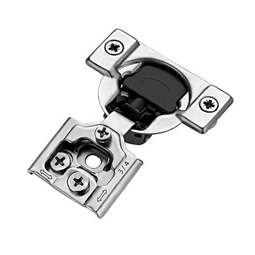 Soft Close Hinges for Kitchen Cabinet Hinges, 3/4 Inch Overlay, 20 Pack - size: 3/4 inch Overlay