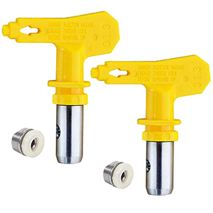 2 Pack Reversible Spray Tips for Airless Paint Sprayer (211) - size: 211*2