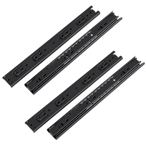 2 Pair 12" Soft Close Drawer Slide, Cabinet, 30mm, 100LB - size: 12 Inch × 2 Pair