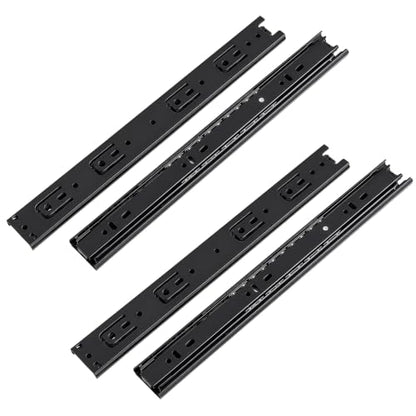 2 Pair 14" Soft Close Drawer Slide, Cabinet, 40mm, 100LB - size: 14 Inch × 2 Pair