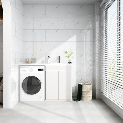 Haimin 3D Wall Panels Peel and Stick Marble Tile Look 10 Pack Waterproof - color: White-LYB