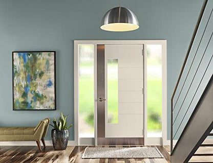 KILZ TRIBUTE Paint & Primer, Interior, Satin, June Gloom, 1 Gallon - color: JUNE GLOOM, size: 128 Fl Oz (Pack of 1)