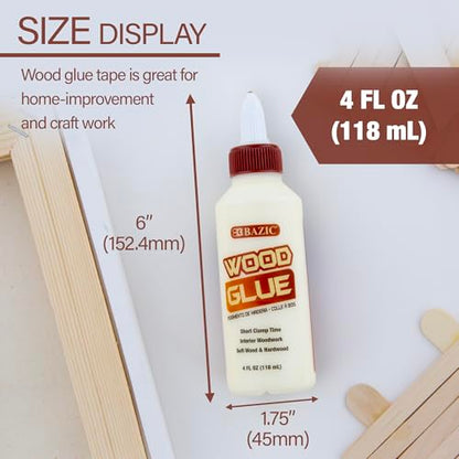 BAZIC Products Wood Glue, 4 Fl Oz - size: 1-Pack