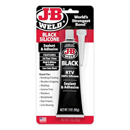 J-B Weld 31319 Black RTV Silicone Sealant and Adhesive - 3 oz. - color: Black, size: 3 Ounce (Pack of 1)
