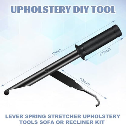 Upholstery DIY Tool Lever Spring Stretcher Couch Springs Repair Kit Upholstery Tools and Supplies Puller Carpet Stretcher Sofa or Recliner