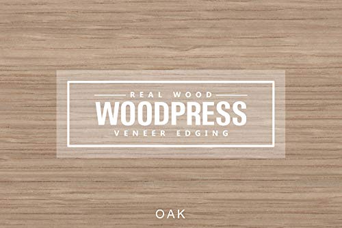Real White Oak Wood Veneer, US Letter Size, Pack of 6 Sheets - style: Oak