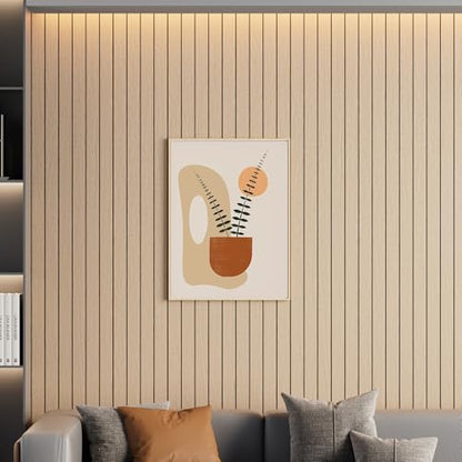 Arthome Peel and Stick Slat Wall Panels 15.7 "x120,Self-Adhesive PVC Wood Grain Wallpaper Panel,3D Thick Faux Soundproof Backsplash Accent Wall Tile for Walls & Furniture (Oak Coverage 13 Sq.ft) - color: Oak, size: 15.7" x 120"