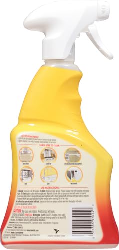 Easy Off Specialty Kitchen Degreaser Cleaner, Clear, Lemon, 16 Fl Oz