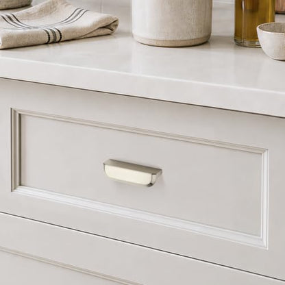 Ravinte Cabinet Pulls Cabinet Handles 2-1/2 Inch Brushed Nickel 10 Pack - color: Brushed Nickel, size: 2-1/2 Inch Hole Center