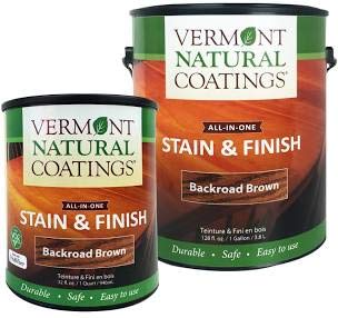 Vermont Natural Coatings PolyWhey Stain & Finish - Backroad Brown - Gallon - color: Backroad Brown, size: Gallon