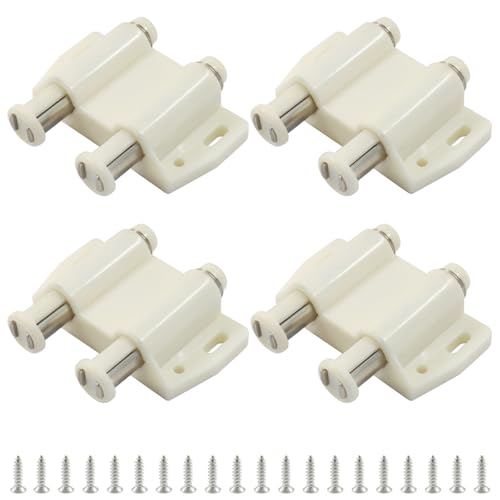 Hordion 4 Pack Magnetic Touch Latch, Push Release Opener - size: Double Door Touch