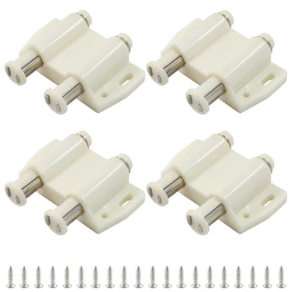 Hordion 4 Pack Magnetic Touch Latch, Push Release Opener - size: Double Door Touch