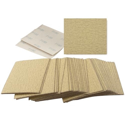 1/4 Sandpaper Sheets 180 Grit 4.5 x 5.5 Inch Sandpaper for Palm Sanders 40PCS Sandpaper Sheets for Car and Woodworking - style: 180grit
