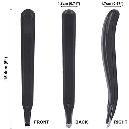 ZZTX 3 Pack Magnetic Staple Remover Black
