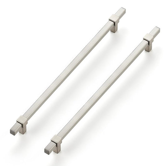 30 Pack Brushed Nickel Cabinet Handles, 10" Hole Center Drawer Pulls - color: Brushed Nickel, size: 10 Inch Hole Center