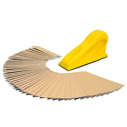 Sanding Mouse Mini Finger Sander For Crafts With 50 Pre Assorted Grits