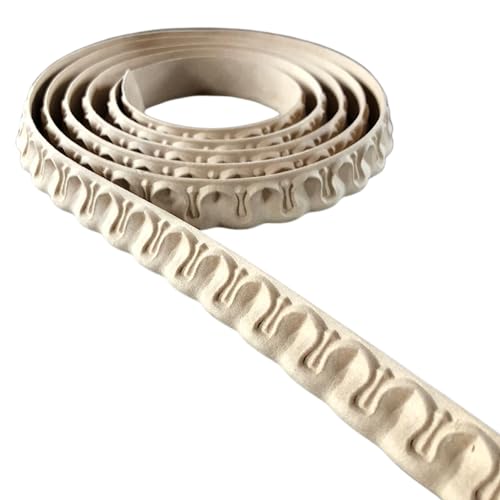 WoodUBend TR701 Pack of 2 Trims 208x1.9cm Heat Bendable & Flexible Wood Trims - DIY Craft, Furniture & Home Decor - Easy to Apply & Paint - Versatile, Reusable & Durable - size: Pack of 2 (208x1.9cm)