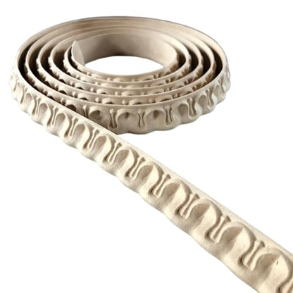 WoodUBend TR701 Pack of 2 Trims 208x1.9cm Heat Bendable & Flexible Wood Trims - DIY Craft, Furniture & Home Decor - Easy to Apply & Paint - Versatile, Reusable & Durable - size: Pack of 2 (208x1.9cm)