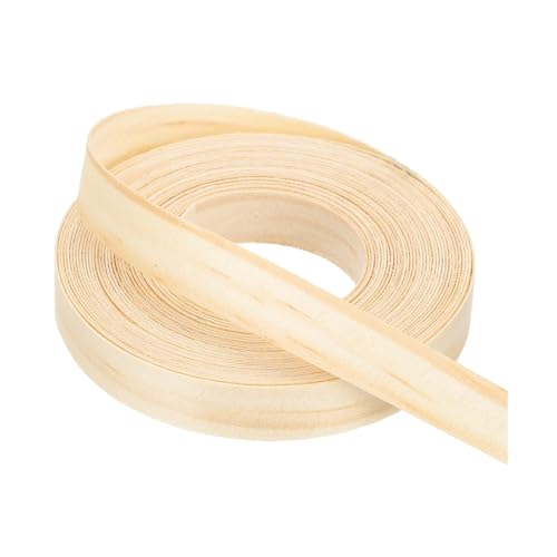 PATIKIL Pine Edge Banding, 9/16 Inch x 25 ft Wood Veneer Tape Pre-glued Flexible Plywood Edge Banding with Hot Melt Adhesive for Furniture Restoration - color: Pine, size: 9/16 Inch x 25 ft