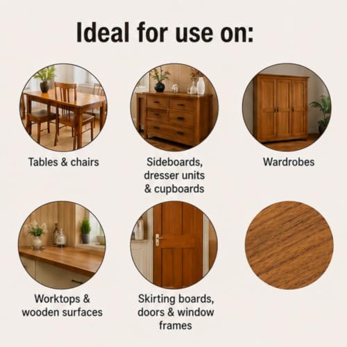Rustins Scratch Cover Restore & Protect Light Wood 125ml - color: Light