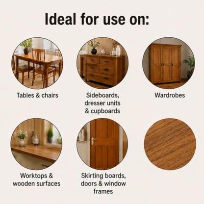 Rustins Scratch Cover Restore & Protect Light Wood 125ml - color: Light