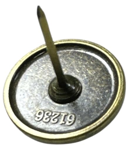 Antique Brass Shotgun Shell 12 Gauge Upholstery Framing Tacks, 25 Count